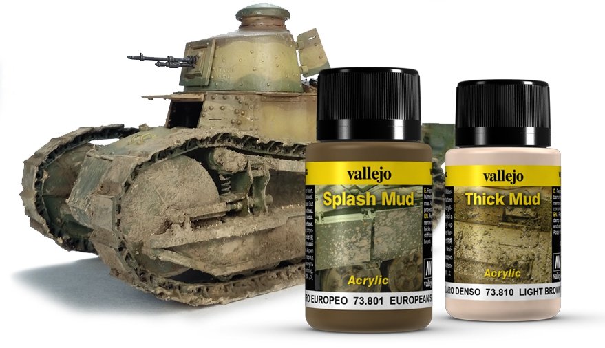 Vallejo 73806 Splash Mud - Black Splash Mud 40ml – Bild 3