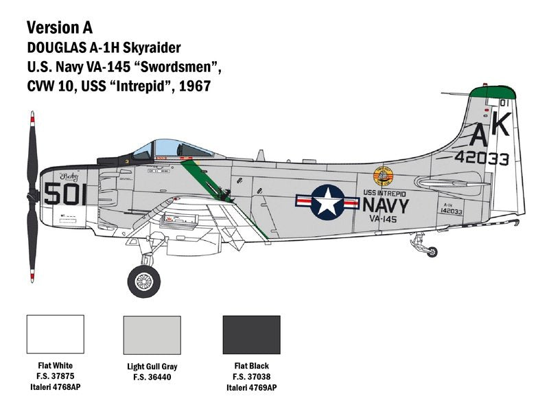 Italeri 2788 Douglas A-1H Skyraider 1/48 – Bild 3
