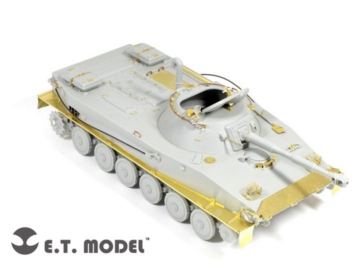ET Model E35-081 Russian PT-76B Light Amphibious Tank (For TRUMPETER 00381) (1/35) – obrázek 5