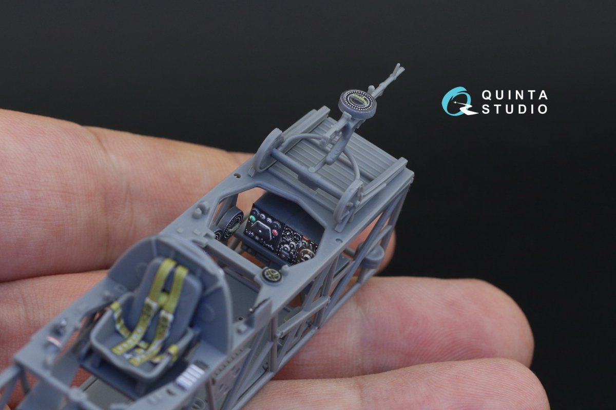 Quinta Studio QD48255 Swordfish Mk.I 3D-Printed &amp;amp; colored Interior on decal paper (Tamiya) 1/48 – obrázek 5