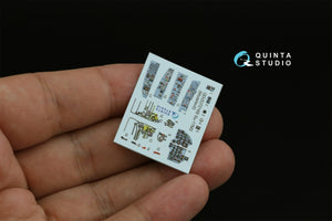 Quinta Studio QDS-72168 Su-17M3 3D-Printed colored Interior on decal paper (Modelsvit) (small version) 1/72 – image 4