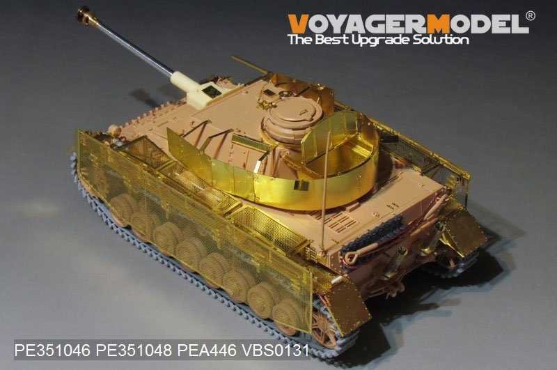 Voyager Model PEA446 WWII German Pz.Kpfw.IV Ausf.J &amp;quot;Thoma shields&amp;quot; wire mesh schürzen (Last Production) (For RFM 5033) 1/35 – obrázek 6