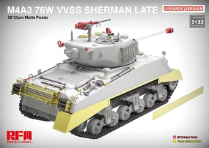 Rye Field Model 5133 M4A3 76W VVSS Sherman Late Upgrade Version 1/35 – obrázek 4