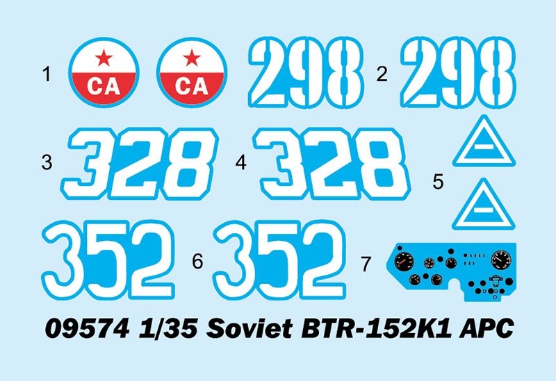 Trumpeter 09574 Soviet BTR-152K1 APC 1/35 – image 3