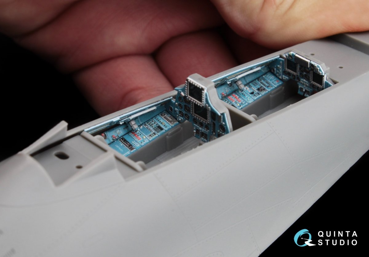 Quinta Studio QD48047 Su-30MKK 3D-Printed &amp;amp; colored Interior on decal paper (for HobbyBoss kit) 1/48 – immagine 9
