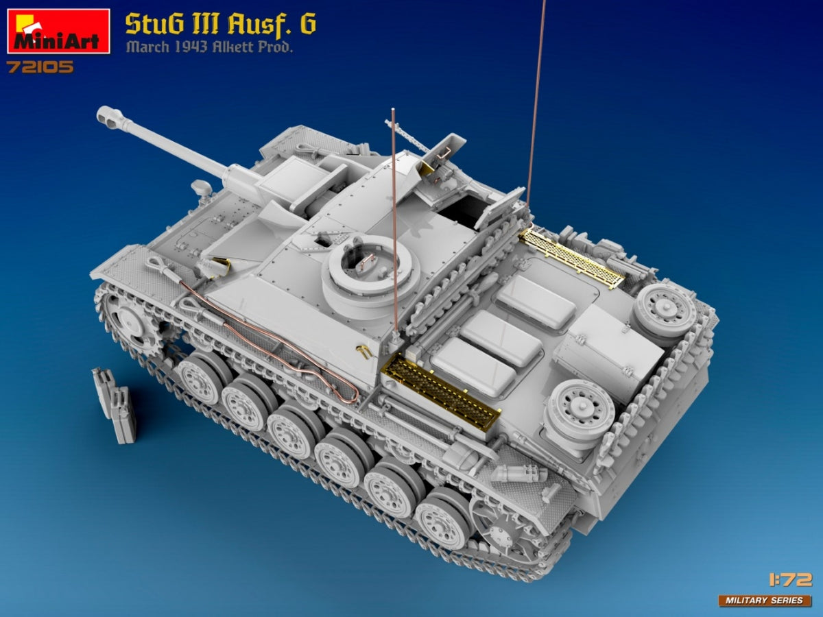 MiniArt 72105 StuG III Ausf. G March 1943 Prod. 1/72 – Bild 7