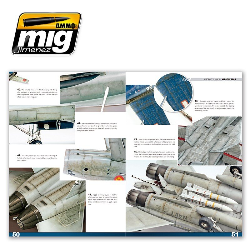 AMMO de Mig Jimenez 6053 ENCYCLOPÉDIE DES TECHNIQUES DE MODÉLISATION D&amp;#39;AVIONS VOL.4 : VIEILLISSEMENT (ANGLAIS) – image 3