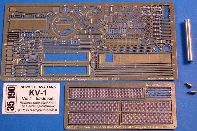 Aber 35190 Char lourd russe KV-1 - vol.1 - set de base (1/35)