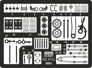 Arma Hobby 40001 PZL P.11c Expert Set 1/48 – image 10