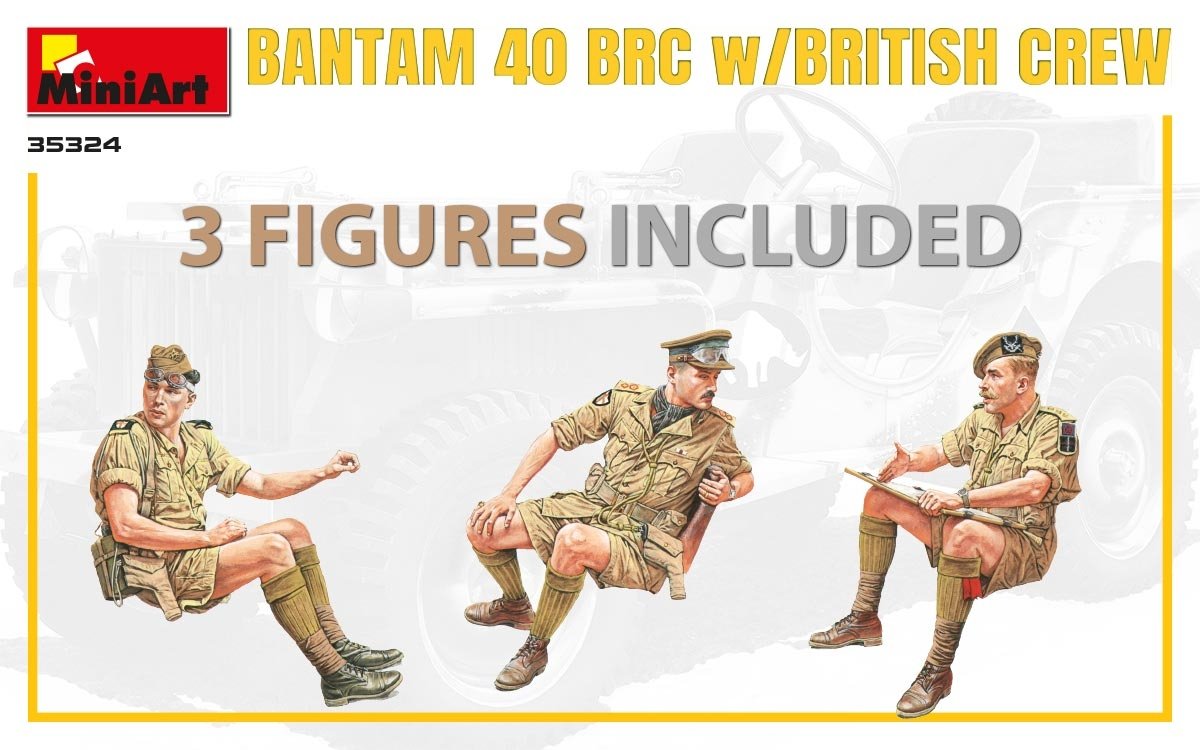 MiniArt 35324 BANTAM 40 BRC w/BRITISH CREW. SPECIAL EDITION 1/35 – image 3