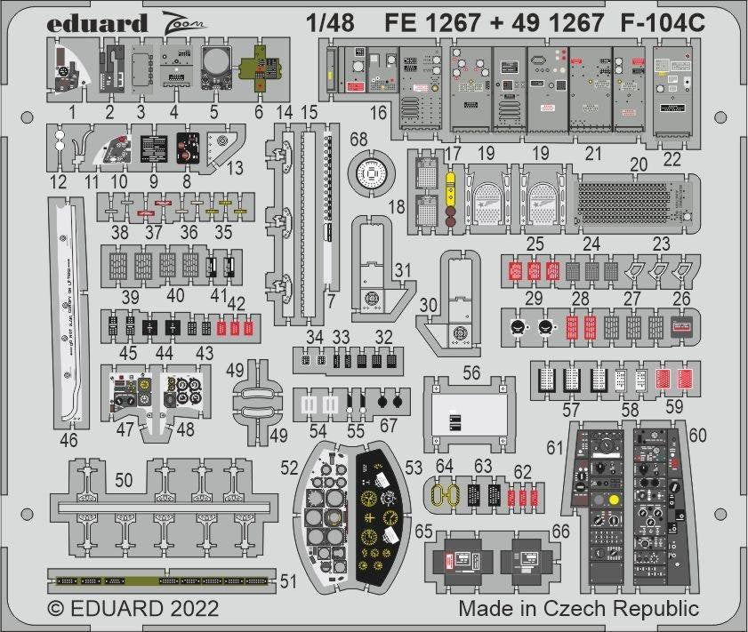 Eduard BIG49335 F-104C KINETIC MODEL 1/48 – immagine 4
