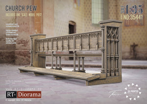 RT-Diorama 35441 Banc d&amp;#39;église 1/35
