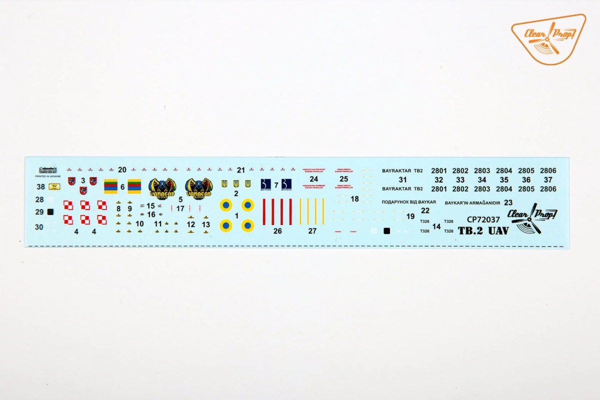 Clear Prop! CP72037 TB.2 UAV en service polonais - Kit de démarrage 1/72 – image 9