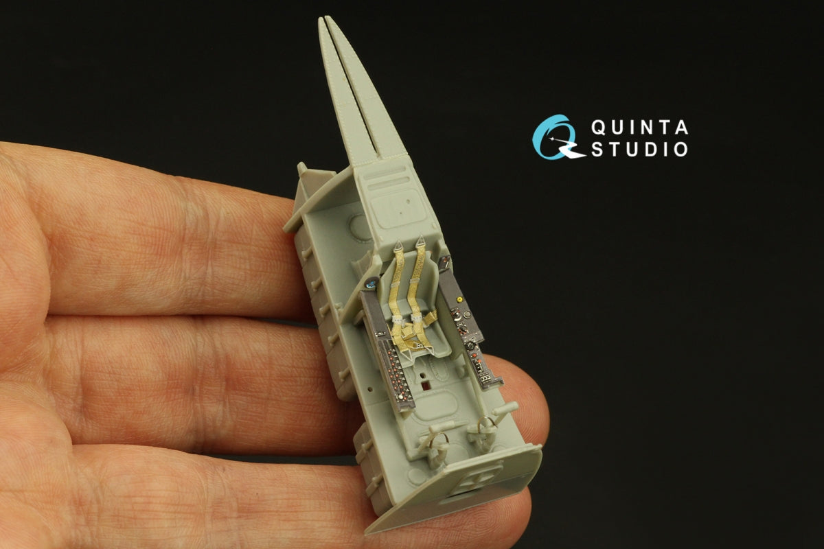 Quinta Studio QD48376 Ta 152H 3D-Printed &amp;amp; colored Interior on decal paper (Zoukei Mura) 1/48 – image 7