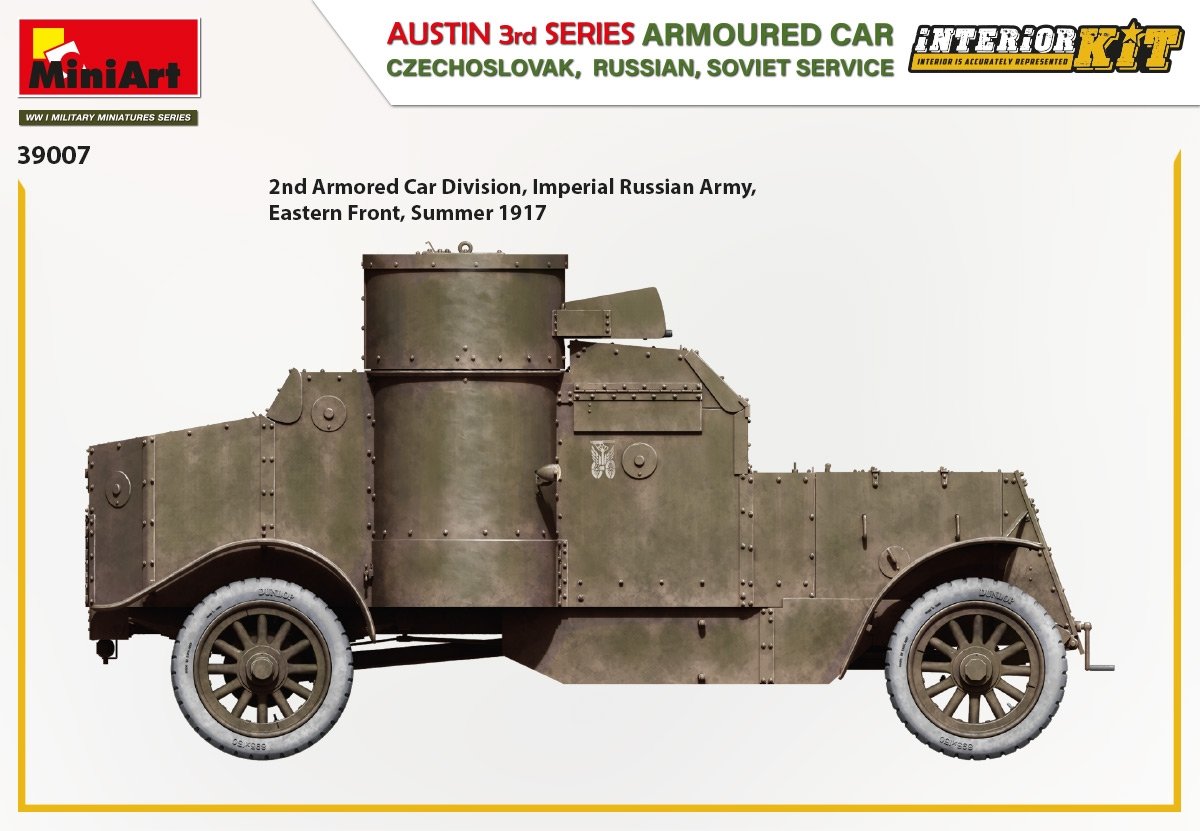 Miniart 39007 Armored Car Austin 3rd series. 1/35 – immagine 2