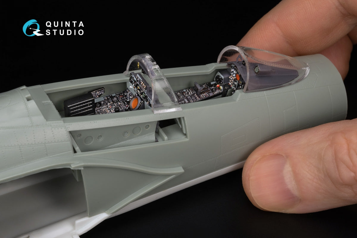 Quinta Studio QDS+48490 F-4S Phantom II 3D-Printed &amp;amp; colored Interior on decal paper (Academy) (Small version) (with 3D-printed resin parts) 1/48 – Bild 14