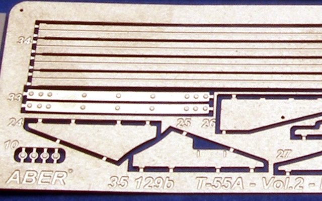Aber 35129 Fenders for the Soviet T-55A medium tank part 2 additional set (TAM,TRU) (1/35) – image 2