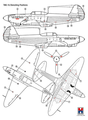 Hobby 2000 48034 Yak-1b GC 3 Normandie 1943 ( ACADEMY + CARTOGRAF + MASKS ) 1/48 – image 2