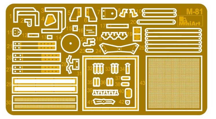 MiniArt 35238 BERGEPANZER T-60 ( r ) INTERIOR KIT 1/35 – imagen 2
