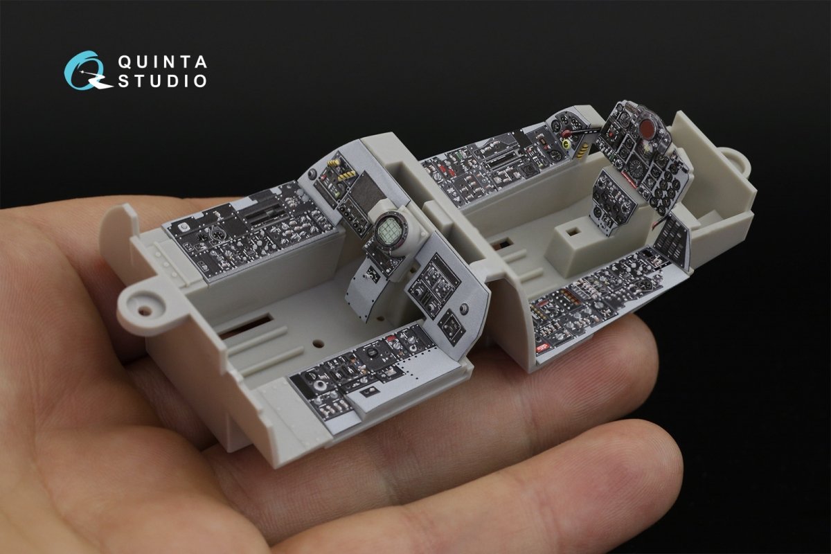 Quinta Studio QD32035 F-4C 3D-Printed &amp;amp; colored Interior on decal paper (for Tamiya kit) 1/32 – obrázek 4