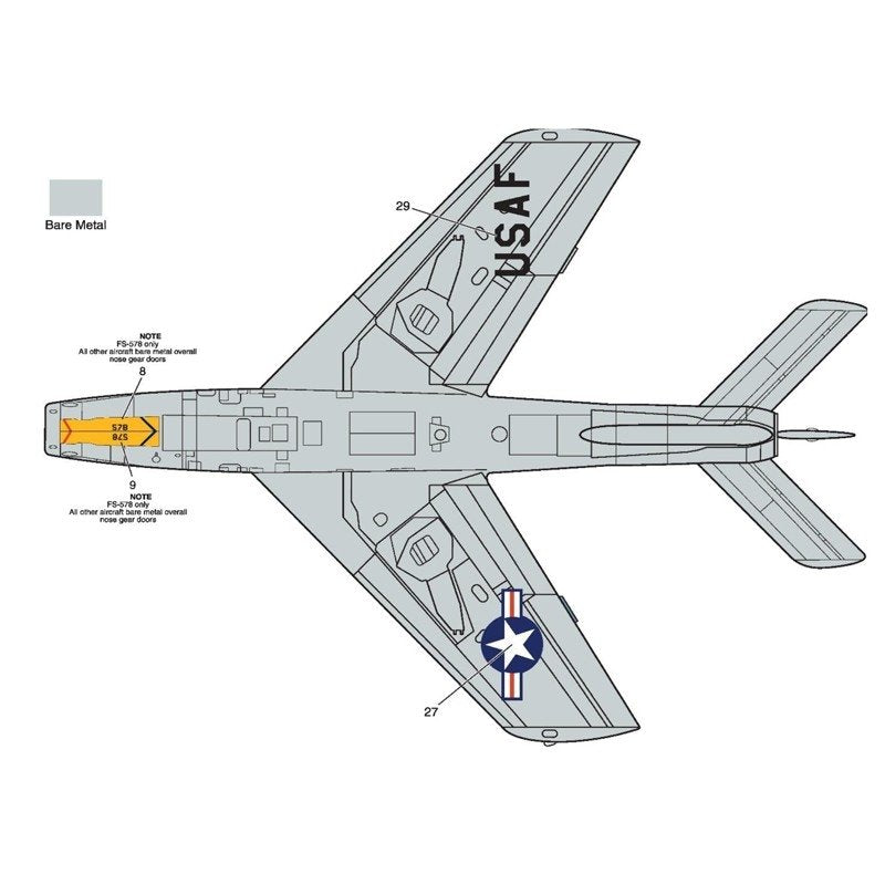 Kinetic K48113 F-84F USAF 1/48 – zdjęcie 5