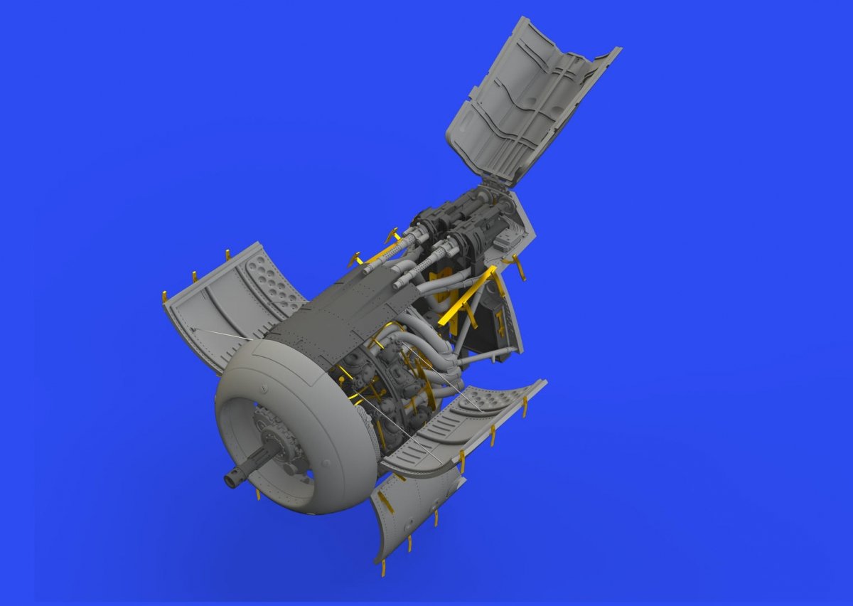 Eduard 648650 Fw 190F-8 engine &amp;amp; fuselage guns EDUARD 1/48 – image 2