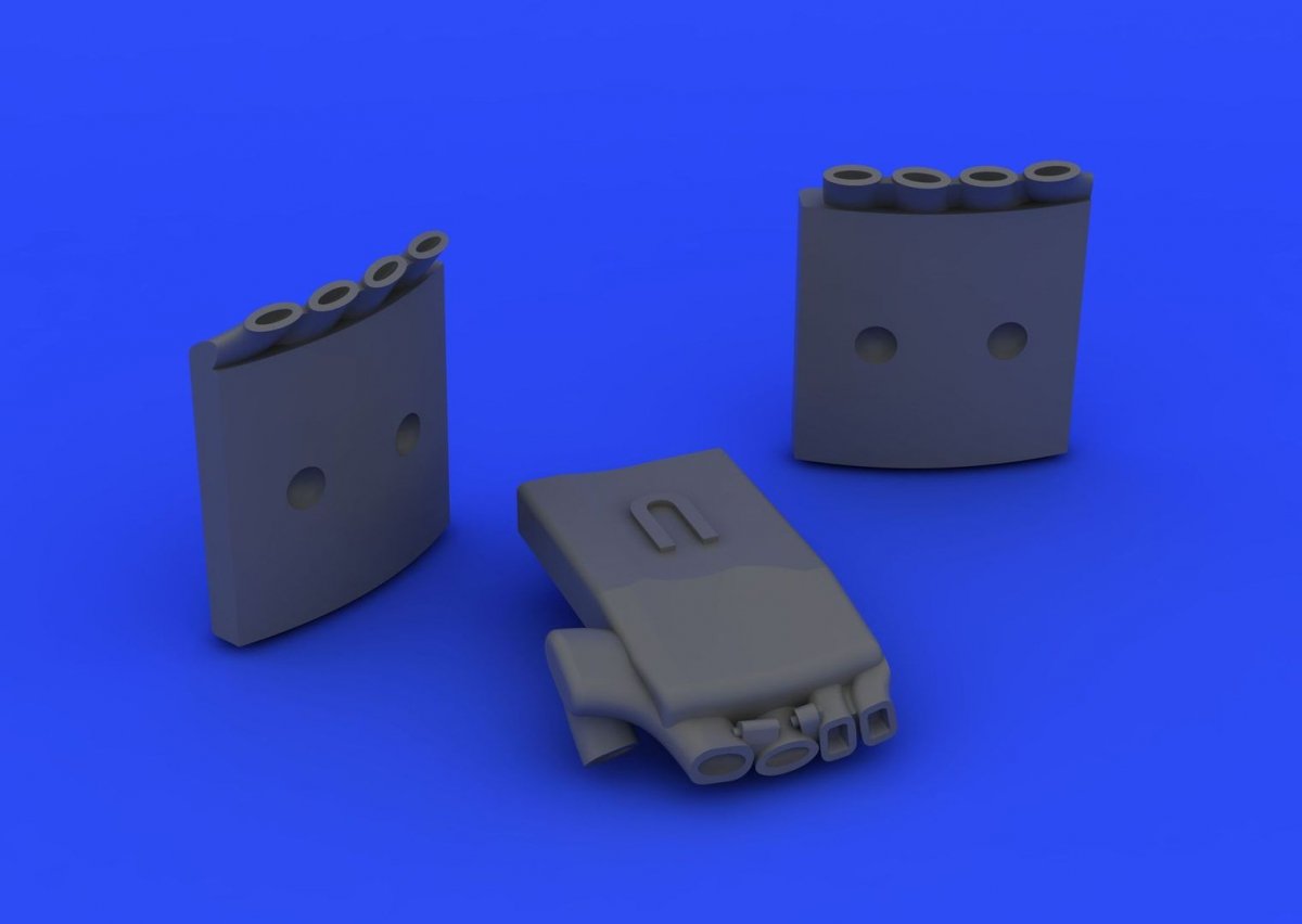 Eduard 672085 Fw 190A exhaust stacks 1/72 (EDUARD) – Bild 5