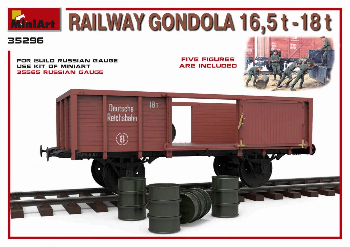 MiniArt 35296 RAILWAY GONDOLA 16.5-18t 1/35 – Bild 9