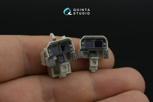 Quinta Studio QD+48535 AH-1Z Zulu Cobra/Viper 3D-Printed &amp;amp; colored Interior on decal paper (KittyHawk) (with 3D-printed resin parts) 1/48 – image 12