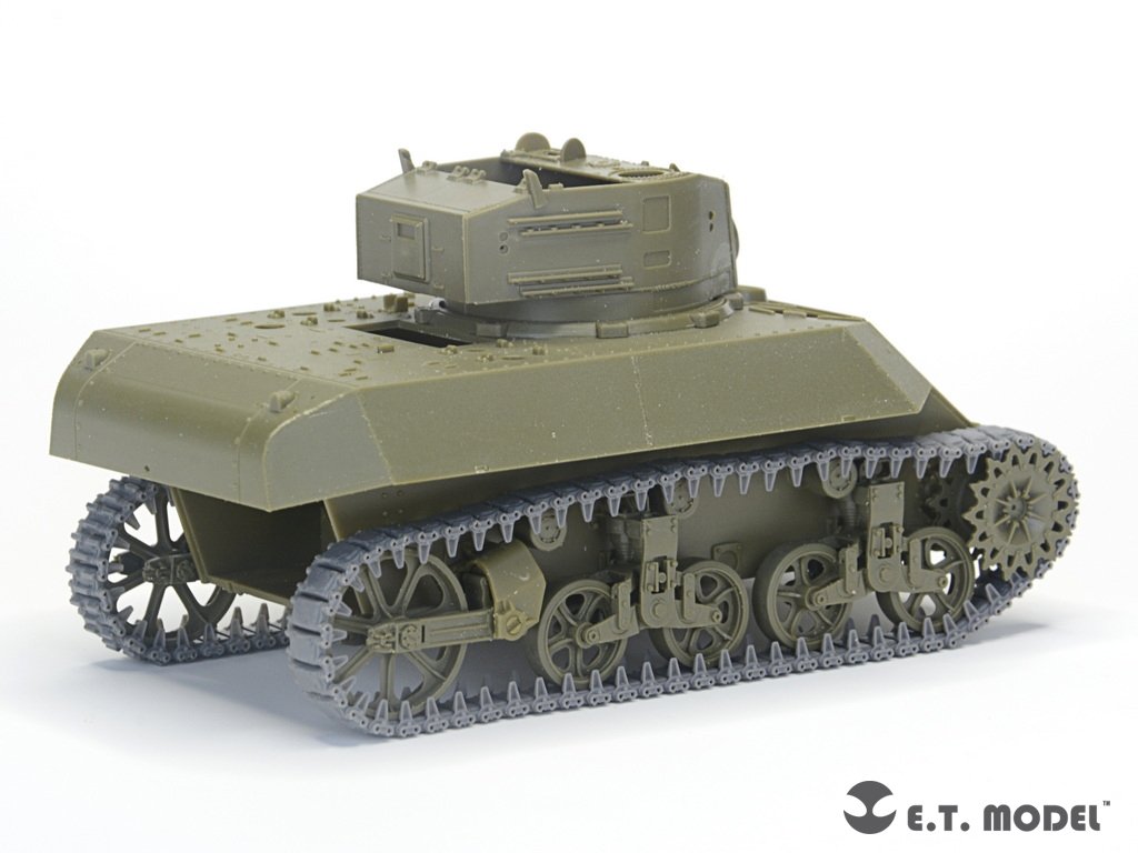ET Model P35-038 WWII US ARMY M3/M5 Stuart Light Tank T16 Workable Track ( 3D Printed ) 1/35 – immagine 4