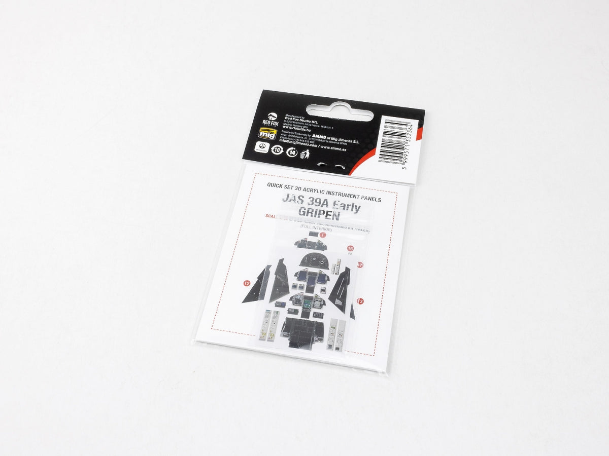 Red Fox Studio QS-48087 JAS 39A Early Gripen Italeri 1/48 – Bild 2