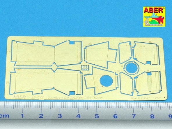 Aber 35A073 Fenders for Sd.Kfz. 250 Neu 1/35 – obrázek 2