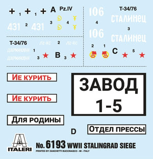 Italeri 6193 STALINGRAD SIEGE 1942 - BATTLE SET 1/72 – Bild 5