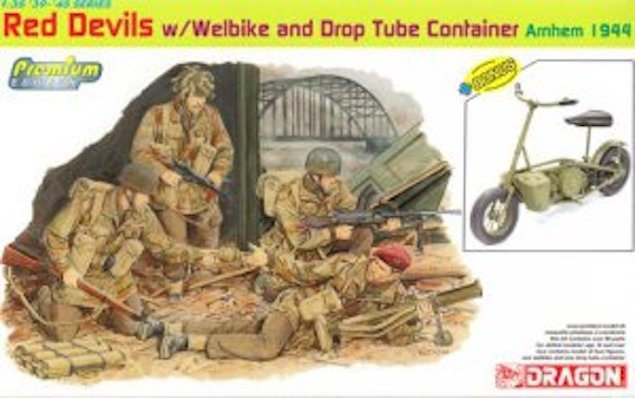 Dragon 6585 Red Devils w.Welbike 1/35