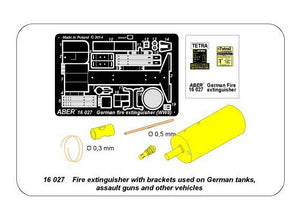 Aber 16027 Fire extinguisher with brackets used on German tanks, assault guns and other vehicles 1/16 – image 15