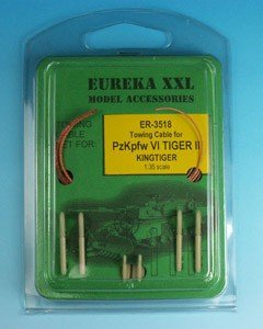 Câble de remorquage Eureka XXL ER-3518 pour Panzer VI Tiger II- Kingtiger 1/35