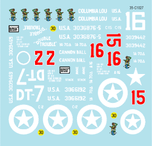 Star Decals 35-C1027 US 70th Tank Battalion on Utah Beach 1/35 – Bild 3