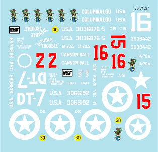 Star Decals 35-C1027 US 70th Tank Battalion on Utah Beach 1/35 – Bild 3