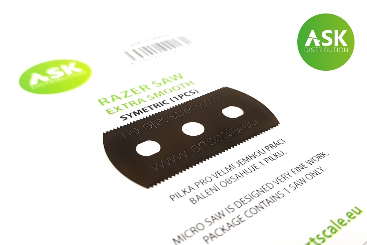 ASK T0010 Razor Saw: extra smooth symmetrical (2 pcs) 43/43 teeth