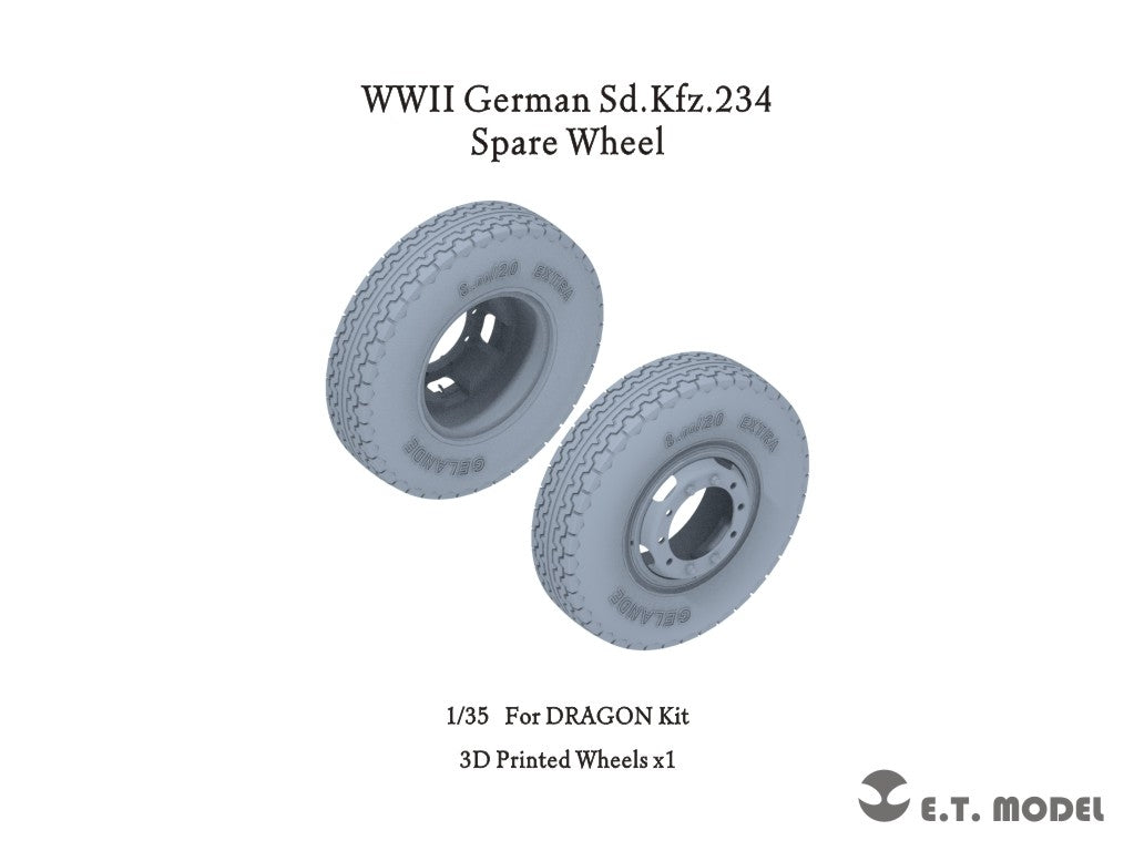 ET Model P35-109 WWII German Sd.Kfz.234 Spare Wheel 1/35