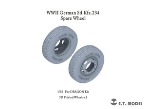 ET Model P35-109 WWII German Sd.Kfz.234 Spare Wheel 1/35