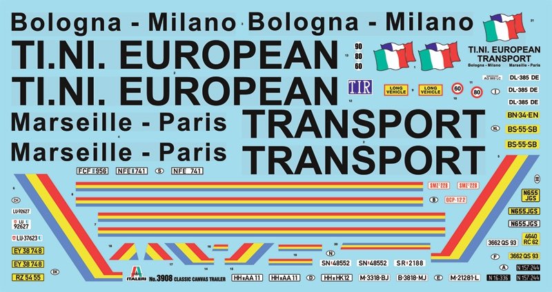 Italeri 3908 CLASSIC CANVAS TRAILER 1/24 – image 2