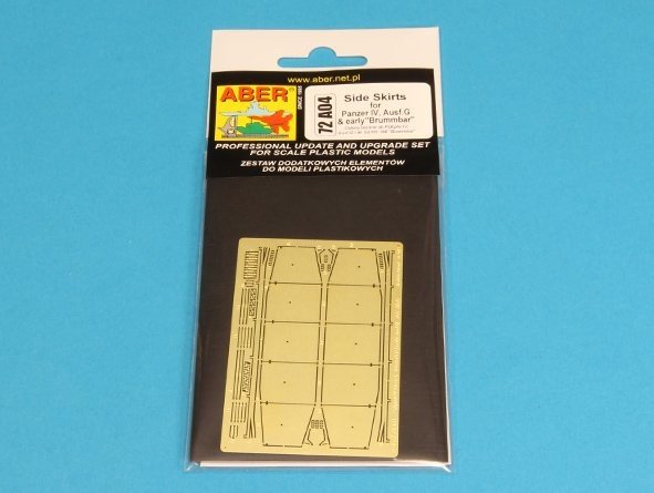 Aber 72A04 Side skirts for PzKpfw IV, Ausf.G, early Brummbar 1/72 – Bild 4