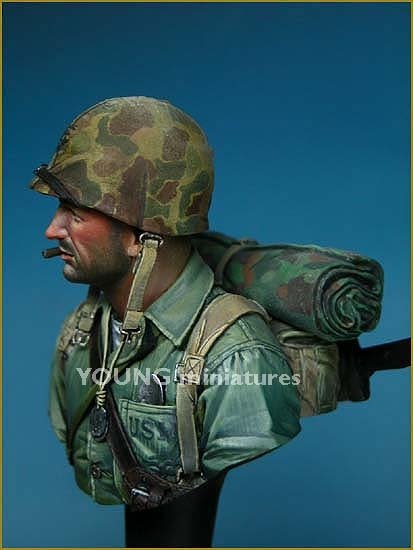 Young Miniatures YM1813 SUSMC IWOJIMA 1945 1/10 – obrázek 4