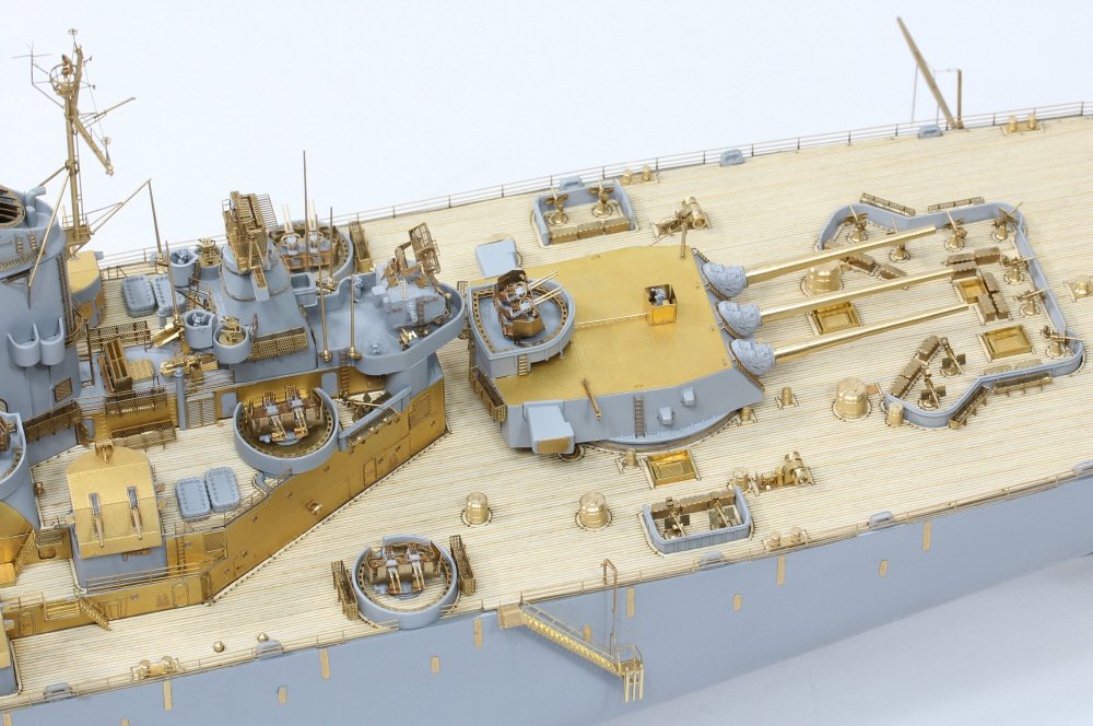 Pontos 37026FN USS BB-63 Missouri 1945 Ensemble de détails avancés (Pont en bois teinté teck) (1/350) – image 6