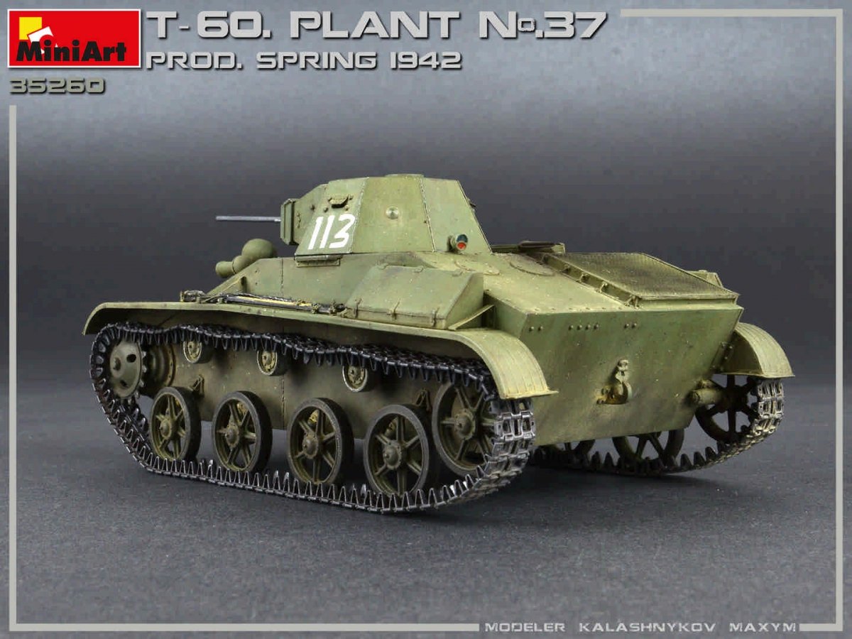 MiniArt 35260 T-60 PLANT N.37, SVERDLOVSK PROD. SPRING 1942. INTERIOR KIT 1/35 – immagine 3