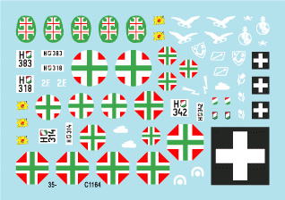 Star Decals 35-C1164 Axis Tank Mix # 3. 38.M Toldi I 1/35 – immagine 3