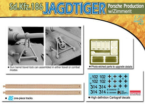 Dragon 7291 Jagdtiger, Porsche Version w/Zimmerit 1/72 – image 4