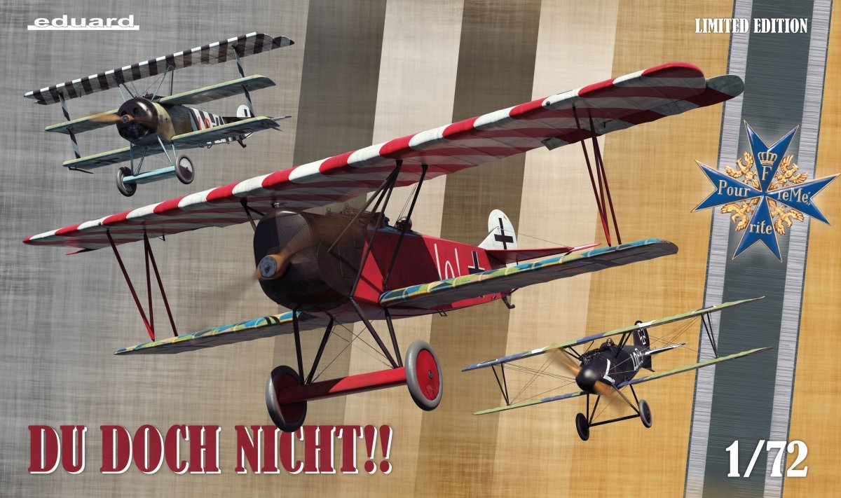 Eduard 2135 Du doch nicht!! Albatros DV, Fokker Dr. I and Fokker D.VII 1/72