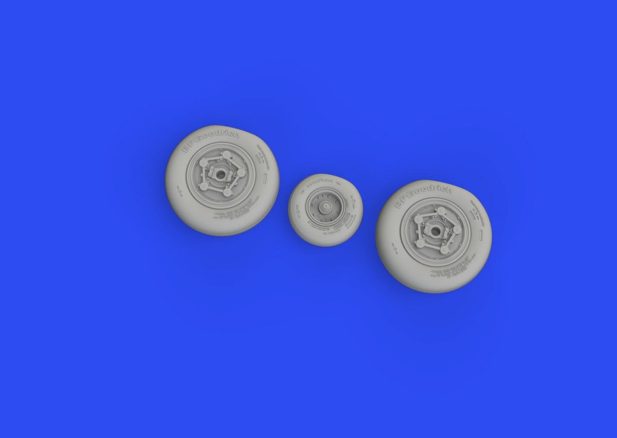 Eduard 648743 F-15A/B wheels GWH 1/48 – image 3